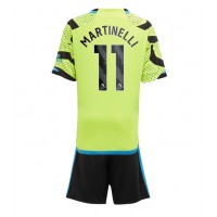 Arsenal Gabriel Martinelli #11 Gostujuci Dres za djecu 2023-24 Kratak Rukav (+ Kratke hlače)
